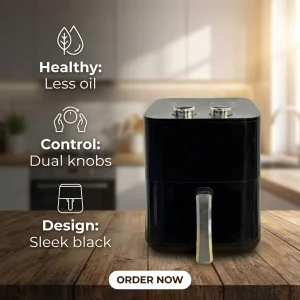 Wholesale 5.5L Classic Square Electric Air Fryer Digital Controlled Multifunctional Household Fryer 2 Year Warranty