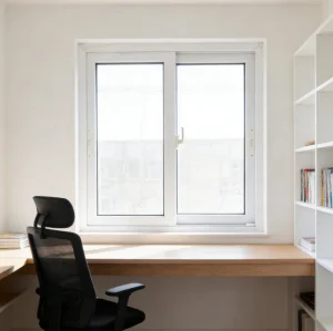 Eficiente en energía para proyectos de construcción ecológica Ventana deslizante de UPVC ecológica: