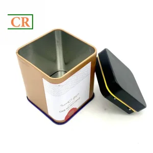 OEM Gummies Square Child Resistant Tin Box - 2.1x2.1 inches Manufacturers