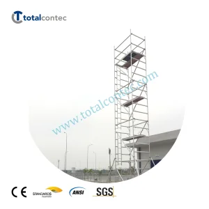 Complete System Aluminum Scaffolding Mobile Tower with Accessories