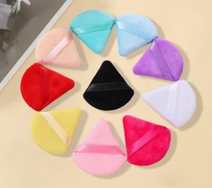 Esponja de Maquiagem de Microfibra Personalizável e de Baixo Preço em Várias Cores