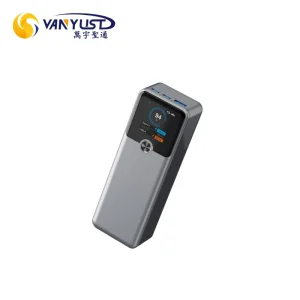 البنك 140W 20000mAh بنك طاقة عالي السعة شحن فائق السرعة شاحن محمول شاشة ذكية TFT بنك طاقة للكمبيوتر المحمول المحمول مع شهادة CCC 3c