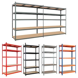 5 Layer Industrial Steel Boltless Garage Warehouse Rack Shelving Metal Home Tool Storage Shelves Supermarket Storage Rack