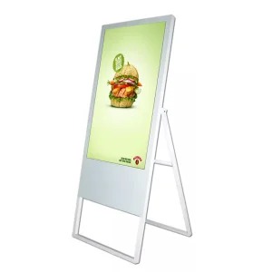 40 43 55 65 Inch Android Foldable Advertising Player Poster Totem Kiosk Screen LED Window Display Floor Stand Digital Signage