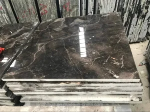 China Dark Emperador Cheap Gray/Brown Marble Slabs Flooring/Walling Tiles Marble/Stairs