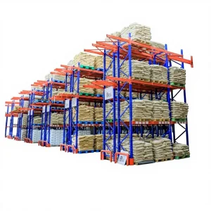 Large Beam Type Heavy-Duty Storage Rack with Plug-In Installation No Wheels Combination Shelf for Warehouse Use