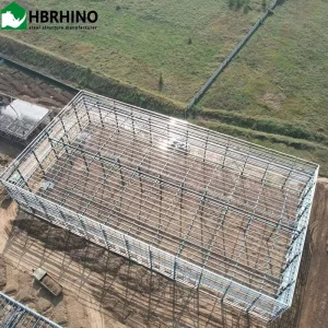 Large Span Design Multi-Story Prefabricated Steel Structure Buildings for Workshops Factories Warehouses etc.
