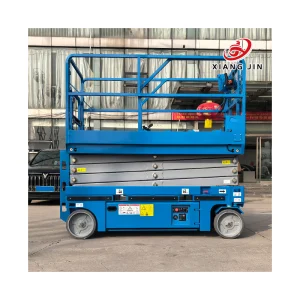 Scissor Lift Aerial Work Platform Remote Diagnostics Hydraulic Lifting Equipment