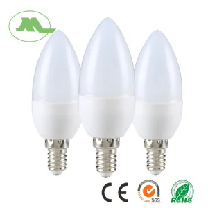 5W 7W High Efficiency E27 Glass LED Candle Bulb E14 Crystal Chandelier Light Source Home Decoration Pendant Lighting