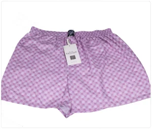 Big Stock Available Traditional Men's Underwear Cotton Plaid Boxer Shorts Comfy Loose Pajamas Home Wear Shorts Made in Turkey