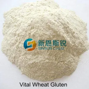 Food Grade Vital Wheat Gluten Food Ingredients CAS: 8002-80-0