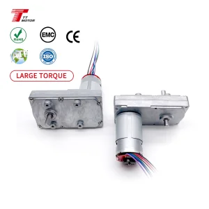 High Torque Dc Motor 12v Dc Gear Motor 24v Dc Motor for Valve 22 Rpm 30kg.cm
