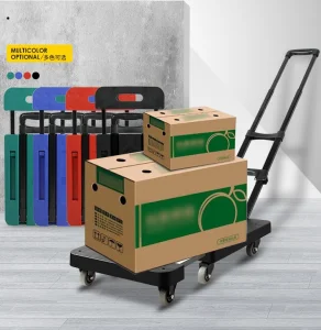 Versatile Extension Metal Cart for Efficient Warehouse Organization