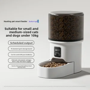 Smart Automatic Pet Feeder 4L Mobile App