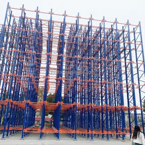 High Density Storage Automated Retrieval Warehouse Inventory System As rs Racking Steel Pallet Rack for Logistics Services