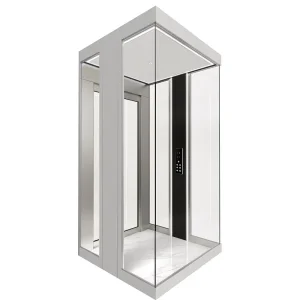 Commercial Electric Observation Panoramic Sightseeing Elevator Clear Glass Lift