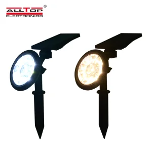 Outdoor Adjustable RGB Outdoor Garden Lawn Landscape Path LED Solar Spot Light