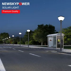 Manufacturer IP65 Waterproof 2years Warranty Solar Lamp Die-Casting Aluminum LED Street Light Housing for Park