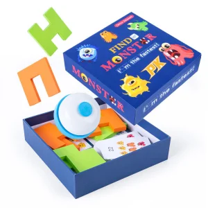 Zhiqu Indoor Educational Wooden Puzzle Toy for Kids Monster Finding Logical Thinking Toys