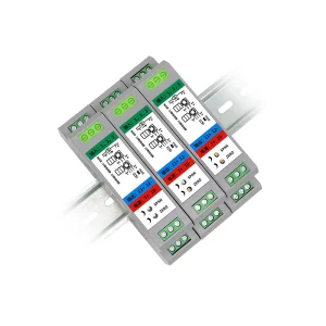 DC Current Input Distribution Isolator 24V Power Distribution 2500VAC Isolation DIN Rail Mount For 2/3-Wire Transmitters