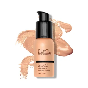 Low MOQ Retail Makeup Liquid Foundation for All Skin Types Oil Control Full Coverage Waterproof Long Lasting Matte