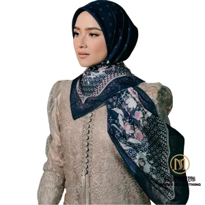 Fabricante direto de hijab de voile de algodão impresso moderno, designs tendência, coleções sazonais, hijab de voile de algodão bawal