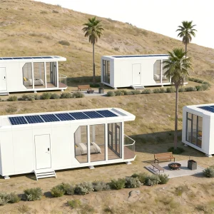 Eco Smart Detachable Capsule Home Micro Modular Prefabricated Space Capsule Homestay Capsule House for Commercial Accommodation Projects