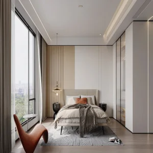 Customized Modern Minimalist Bedroom Furniture, Wardrobes, and Storage Cabinets