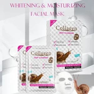 Korea Manufactured Face Mask Sheet Pack Snail Mask Pack Skincare