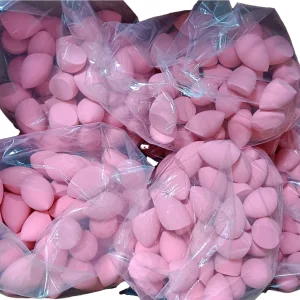 Hot Selling New 3D Colourful No-Latex Free Custom Logo Beauty Makeup Blending Sponges For Dry Wet Use Box