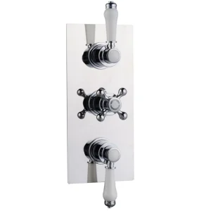 Solid Brass Polished Chrome Thermostatic Shower Valve