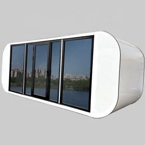 Prefab Tiny House Easy to Build Prefabricated Office Container Home Apple Cabin