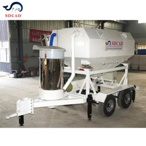 Small Portable 10ton Cement Silo Container Mobile Batching Plant with Cement Silos for Sale