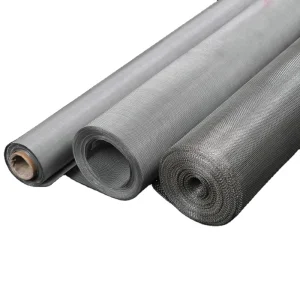 China Factory Direct Sales 304 316 80 100 200 500 Micron Stainless Steel Wire Filter Mesh Square Wire Netting Woven Mesh