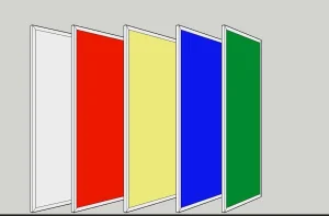 RGBW Color Change Tuya APP WiFi Control Smart LED Panel Light 40W Slim Recessed Square Panel Lamp Dimmable CCT LED Ceiling Light