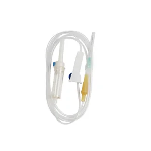 Conjunto de infusión IV desechable de marca OEM para uso médico con aguja