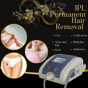 Portable IPL Laser Hair Removal Device