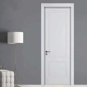 White Doors Entry Security Door WPC Door Waterproof Fireproof