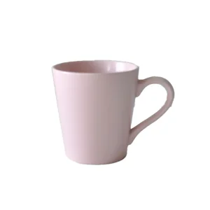 Discount Minimalist Light Pink Solid Color Ceramic Mug Supplier, Companies