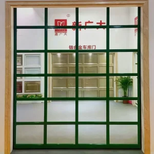 Tempered Glass Garage Door