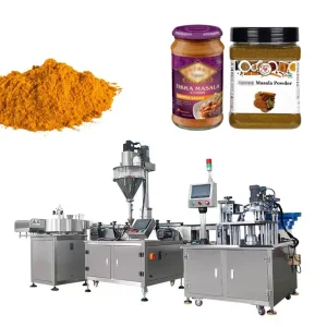 Fully Automatic Powder Capping/Labeling/Packing/Filling/Packaging Machine with Can and Jar for Milk and Spice Medicine and Chemical