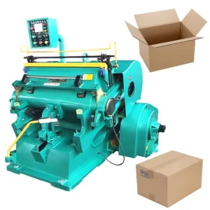 Automation Blank Label Leather Rotary A4 Die Cutting Machine with Motor &amp; Gear for Corrugated Box Hot Stamping and Creasing