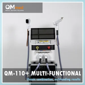 Qm-110+ All-in-One Multi Tech Laser Platform with Modular Handpiece Replacement for Hair Removal, Tattoo Removal &amp; Vascular Lesion Treatment