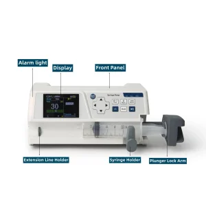 Conjunto de infusión veterinaria eléctrica médica portátil de alta presión de alta calidad, precio de fábrica, instrumento quirúrgico OEM