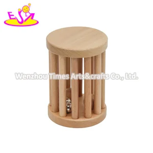 2021 Brinquedo de Chocalho de Pulso de Madeira para Bebês de Brincadeira de Entretenimento Fashionável W08K034b