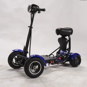 4 Wheeled Electric Mobility Adult Foldable Electric Scooter Golf Cart with Seat
