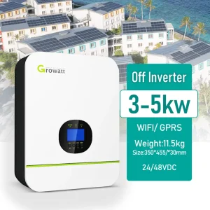 OEM EU stock Growatt Home 220V/230V/240v SPF 2000-5000TL HVM Built-in MPPT Single Phase 2kw 3kw 5kw off grid solar inverter Factories, Quotes