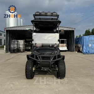 72V Lithium Battery AC Motor Customized 4-seat Golf Cart, Electric Golf Cart Available.