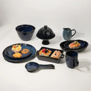 OEM ODM Available Kitchenware Ceramic Dinnerware Plate Bowl and Mug Sets Housewarming Gift