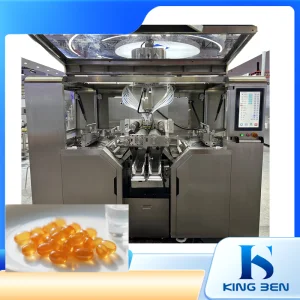 Línea de llenado de encapsulación automática de cápsulas de gelatina blanda farmacéutica
